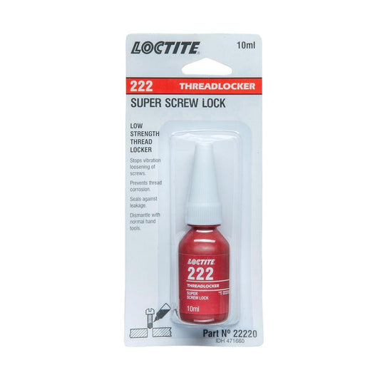 Loctite 222 Threadlocker - 10ml - Dimethacrylate - Vibration Resistant - Auzzistore