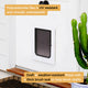 Hakuna Pets Medium White Super Tough Pet Door ABS Weather Resistant