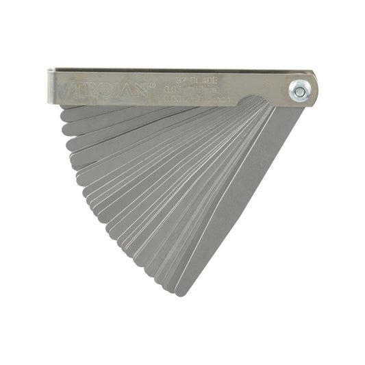 Trojan 32 Blade Metric Feeler Gauge - Precision Tool for Gap Measurements