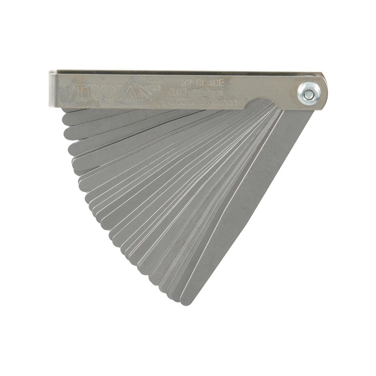 Trojan 32 Blade Metric Feeler Gauge - Precision Tool for Gap Measurements