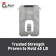 3M 20kg CLAW™ Drywall Picture Hangers With Temporary Spot Markers 8 Hangers And 4 Markers – view 3