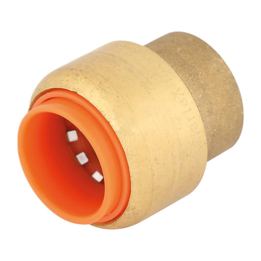 Smartex Copper Cap - 20mm - Lead Free Brass - Push-Fit - WaterMark Certified - Auzzistore