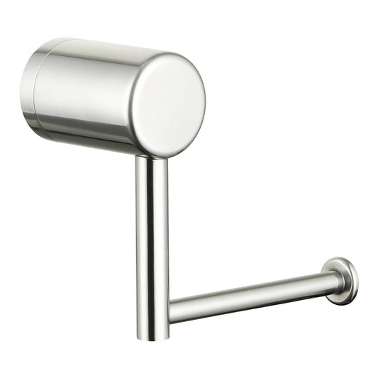 Evekare Stainless Steel Toilet Roll Holder - 159mm x 81mm x 140mm - Chrome - Durable Design