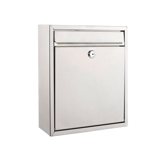 Sandleford Wall Mount Letterbox - 260mm x 310mm - Stainless Steel - Lockable