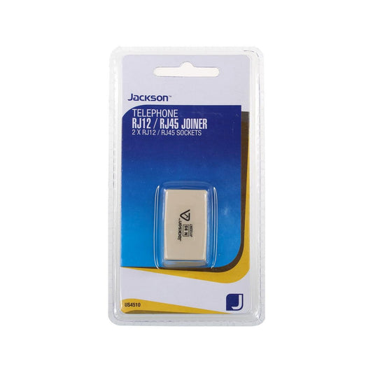 Jackson RJ45 Joiner - 8P8C - Plastic - Inline Connector