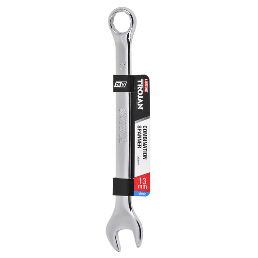 Trojan 13mm Combination Spanner - Polished Chrome Vanadium - Durable Tool – view 2