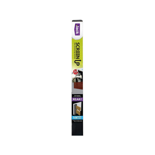 Jack Outdoor 19mm Slat 2m Rear Fix Screen Up - Aluminium - Durable - Privacy