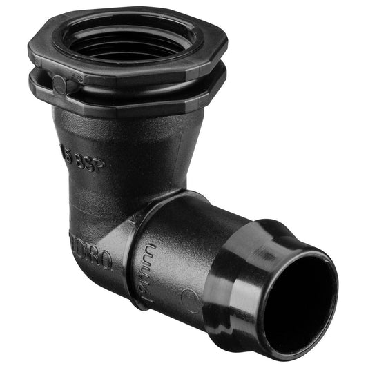 Toro Poly Elbow 19mm Barbed x 15mm BSP Thread - Durable Poly - 1000kPa - Auzzistore