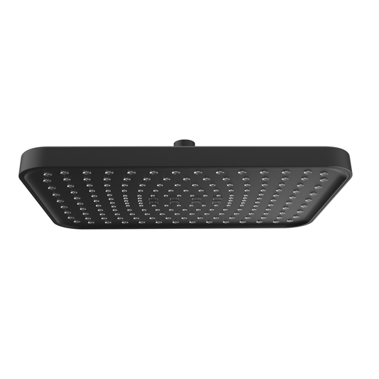 Mondella Wels Rain Shower Head 300mm - 9L/min - Black Matte - Water-Saving