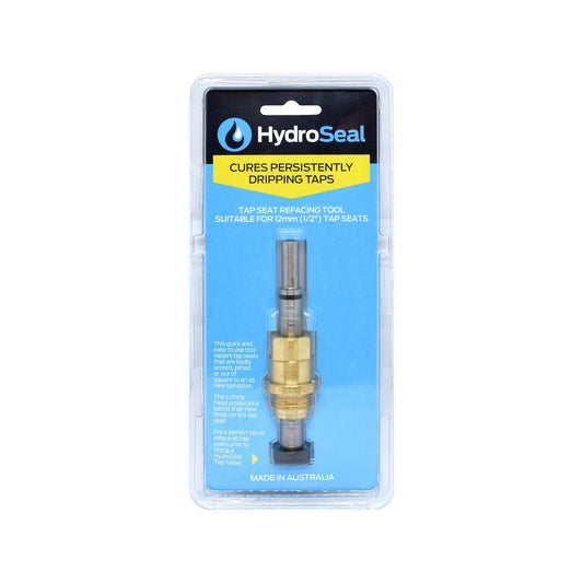 Hydroseal Tap Seat Refacing Tool - 12mm - Stainless Steel - Easy Use - Auzzistore