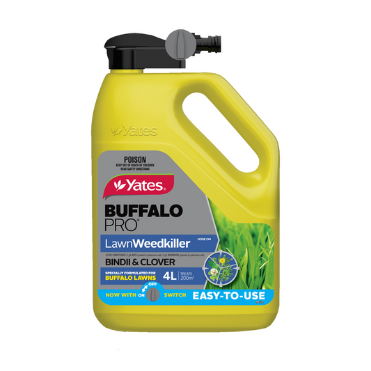 Yates Buffalopro Hose on Lawn Weed Killer 4L - Liquid - 200m² Coverage - Auzzistore