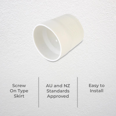 Deta Lampholder Skirt - Replacement - 40mm - Polyester - Easy Install
