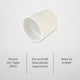 Deta Lampholder Skirt - Replacement - 40mm - Polyester - Easy Install