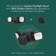 Blink Outdoor Floodlight Mount - 700 Lumens - Wireless - Black