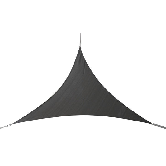 Marquee Triangle Shade Sail 3 x 3m Charcoal HDPE Weather Resistant