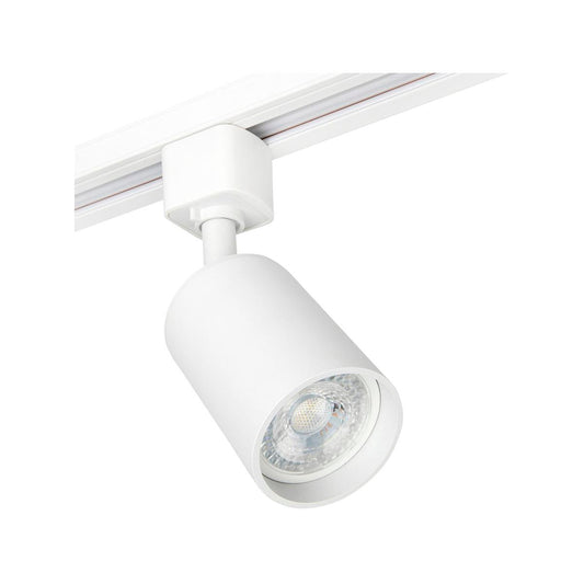 Brilliant Naj White Single Add on Track Light - 1 Pack - 55mm x 175mm - Adjustable Spotlight