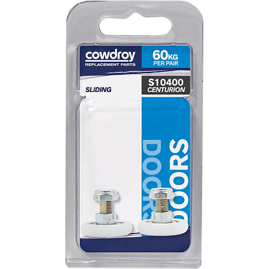 Cowdroy Centurion Wheel - 100mm - Steel and Nylon - Smooth Operation - 2 Pack - Auzzistore