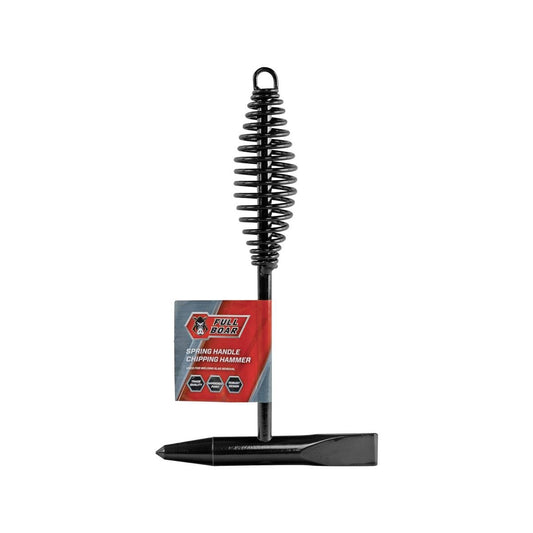 Full Boar Spring Handle Chipping Hammer - 150mm x 345mm - Durable Slag Removal Tool - Auzzistore