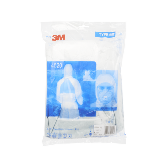 3M XL General Purpose Coverall - 3m - White - Light Splash Protection - Anti-Static