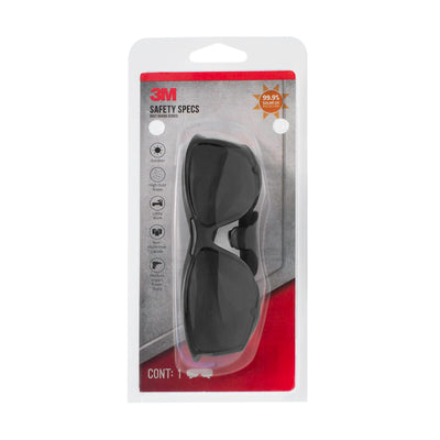 Protector Safety Glasses - Smoke Lens - Polycarbonate - Dust Guard