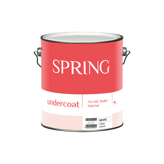 Spring Acrylic Undercoat - 4L - Acrylic - Interior/Exterior Use - Auzzistore