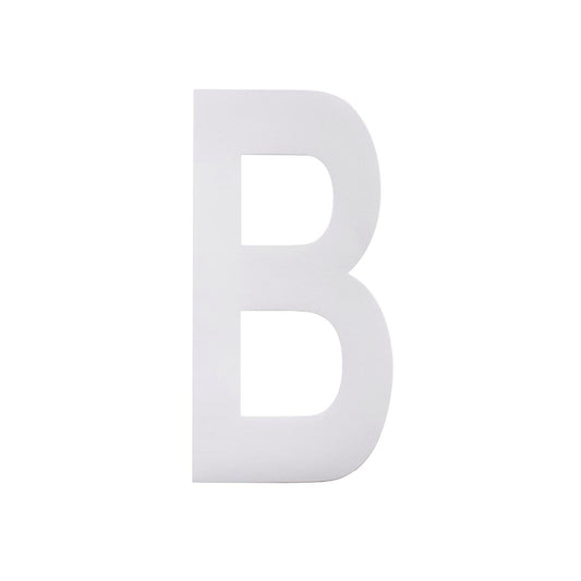 Sandleford Wheelie Bin Self Adhesive Letter B - 175mm - Pack of 2 - White