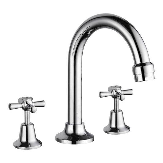 Estilo Chrome Basin Set - 4 Star - 7.5L/min - 116mm Spout Reach - Lead-Free