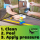 Croc Grip Glow-in-the-Dark Anti-Slip Grit Strips 300mm x 18mm 9 Pack