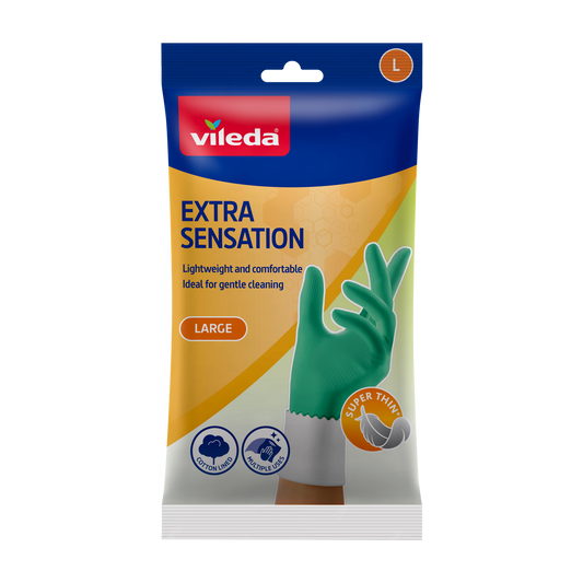 Vileda Ansell Smart Sensation Gloves Large - Extra Thin - Hand Protection