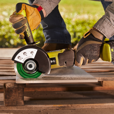 Ryobi 18V ONE+ Angle Grinder Tool Only - 125mm - 9000rpm - Cordless