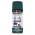 White Knight Squirts Forest Green Gloss Spray Paint 310g Durable Finish