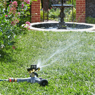 Pope Rainjet Impact Sprinkler - 25m Diameter - Diecast Zinc - Durable