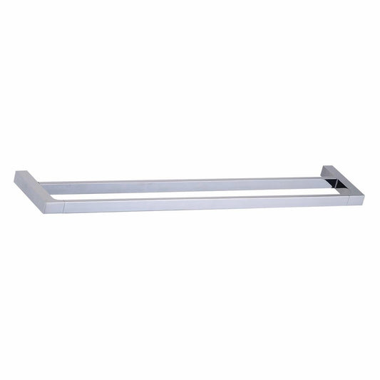 Mondella Rumba Double Towel Rail 600mm Metal Chrome Bold Style