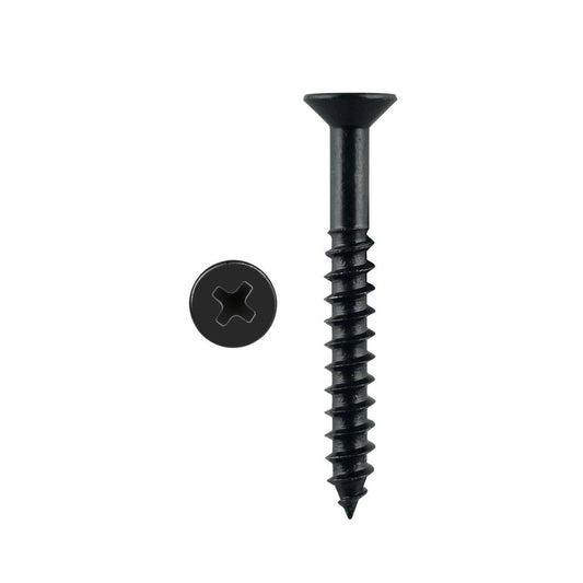 Pinnacle Black Countersunk Head Timber Screw 5.0 x 40mm 20 Pack - Auzzistore