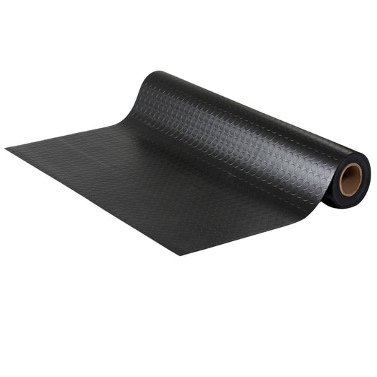 Matpro Rubber Matting - 1x2m - Black - 3mm Thick - Anti-Slip Surface