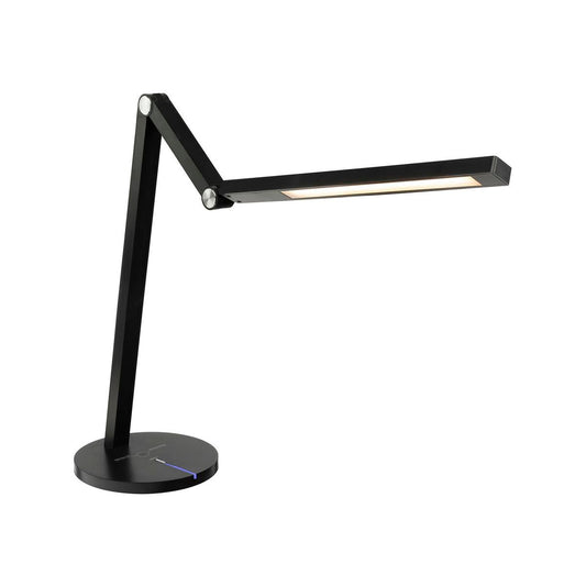 Brilliant Black Concertina LED Desk Lamp - 500 Lumens - 3 Colour Settings