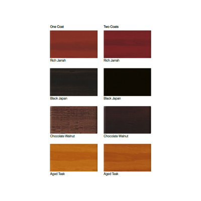 Feast Watson Satin Black Japan Stain and Varnish 1L Oil Based Protection