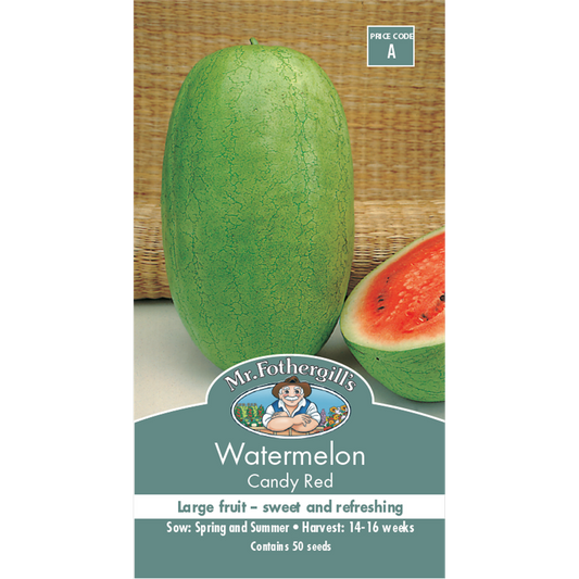 Mr Fothergill Watermelon Seeds - Candy Red - 12kg - Sweet - Reliable - Auzzistore