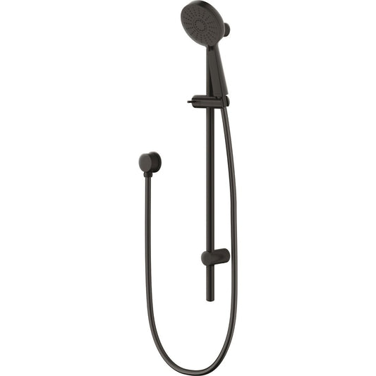 Methven Black Krome Rail Shower - 3 Function - ABS Brass - Voluminous