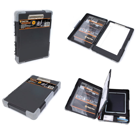 Tactix Clipboard Organiser - A4 Size - Polypropylene - Durable Storage – view 2 - Auzzistore