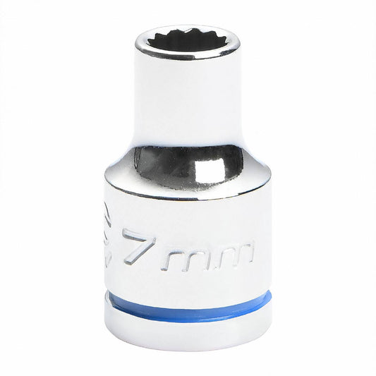 Kincrome 7mm 3/8 Square Drive Socket - Chrome Vanadium Steel - Rust Resistant