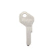 EHI Silver Blank Key - 47mm Nickel Plated Brass - Easy To Carry