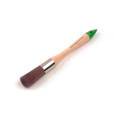Monarch 25mm Round Detail Brush - Synthetic - Timber Handle - Smooth Finish