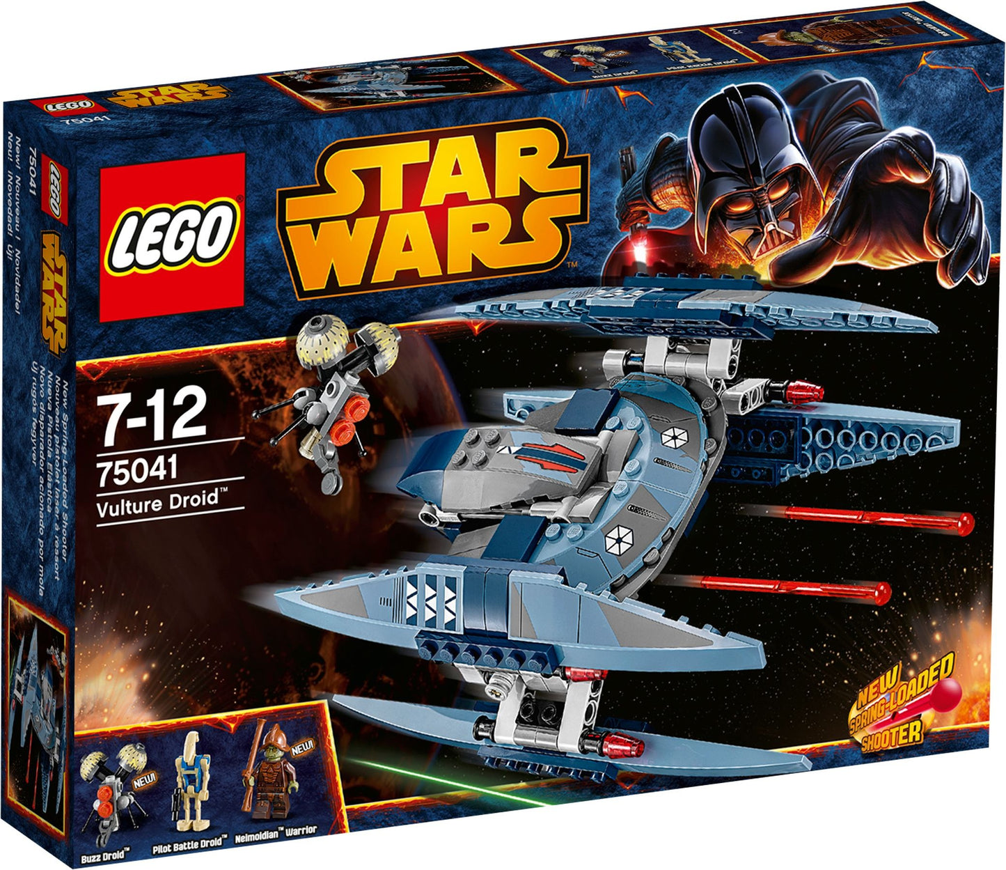 LEGO 75041 Vulture Droid with Buzz Droid & Neimoidian Warrior
