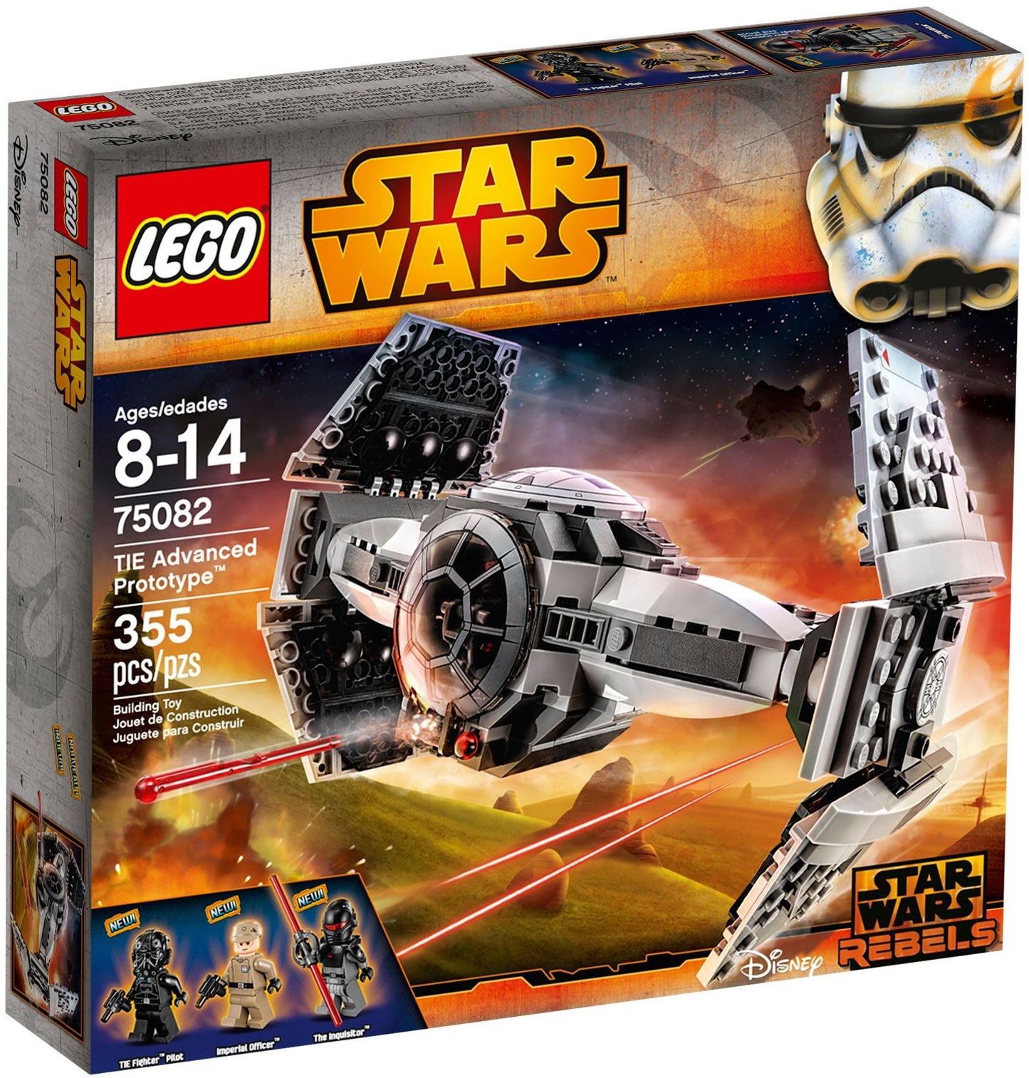 LEGO 75082 TIE Advanced Prototype - Inquisitor's Starship