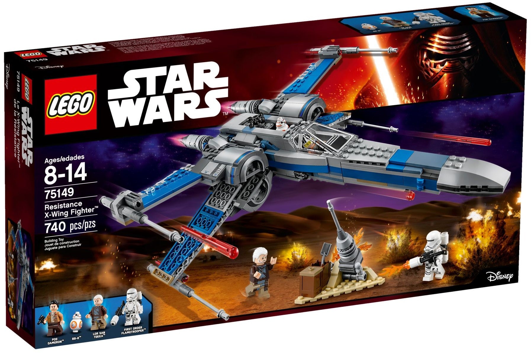LEGO 75149 Star Wars Resistance X-Wing Fighter- Auzzi Store