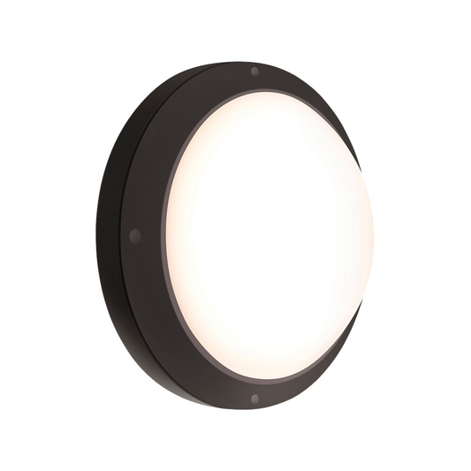 Hpm Oroya LED Round Bunker Light - 16W - 1530 Lumens - Black - 300mm – view 2