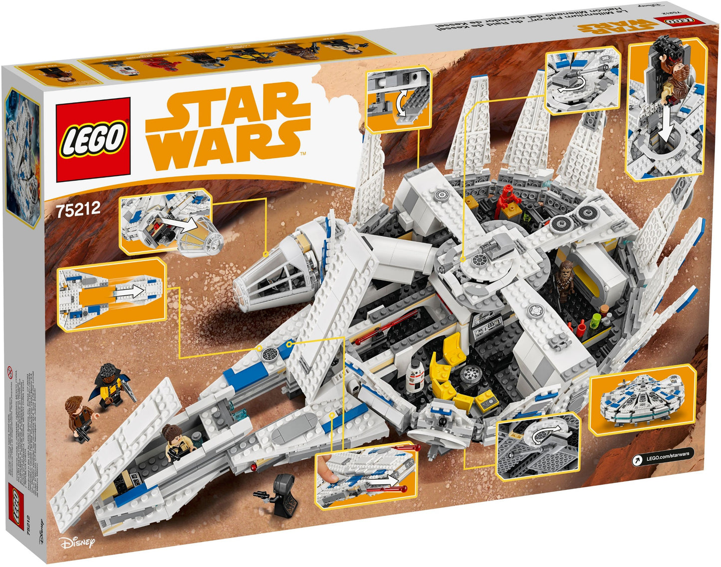 LEGO 75212 Kessel Run Millennium Falcon - Han Solo Star Wars