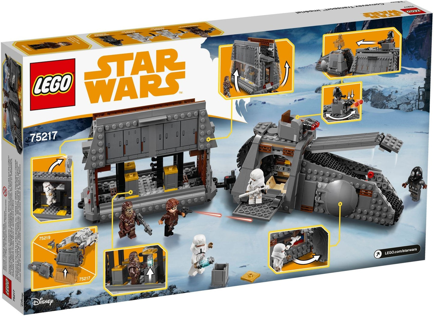 LEGO 75217 Imperial Conveyex Transport - Star Wars Train Heist