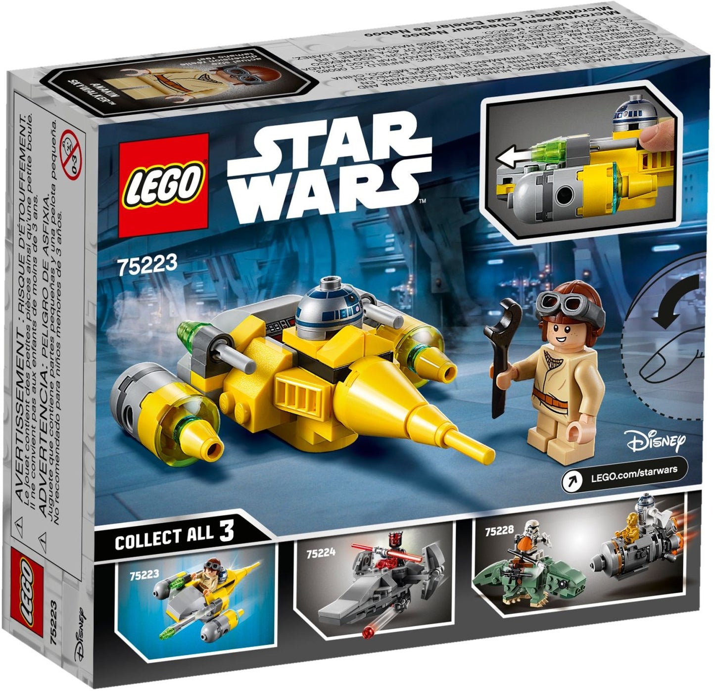 LEGO 75223 Naboo Starfighter Microfighter - Anakin & R2-D2